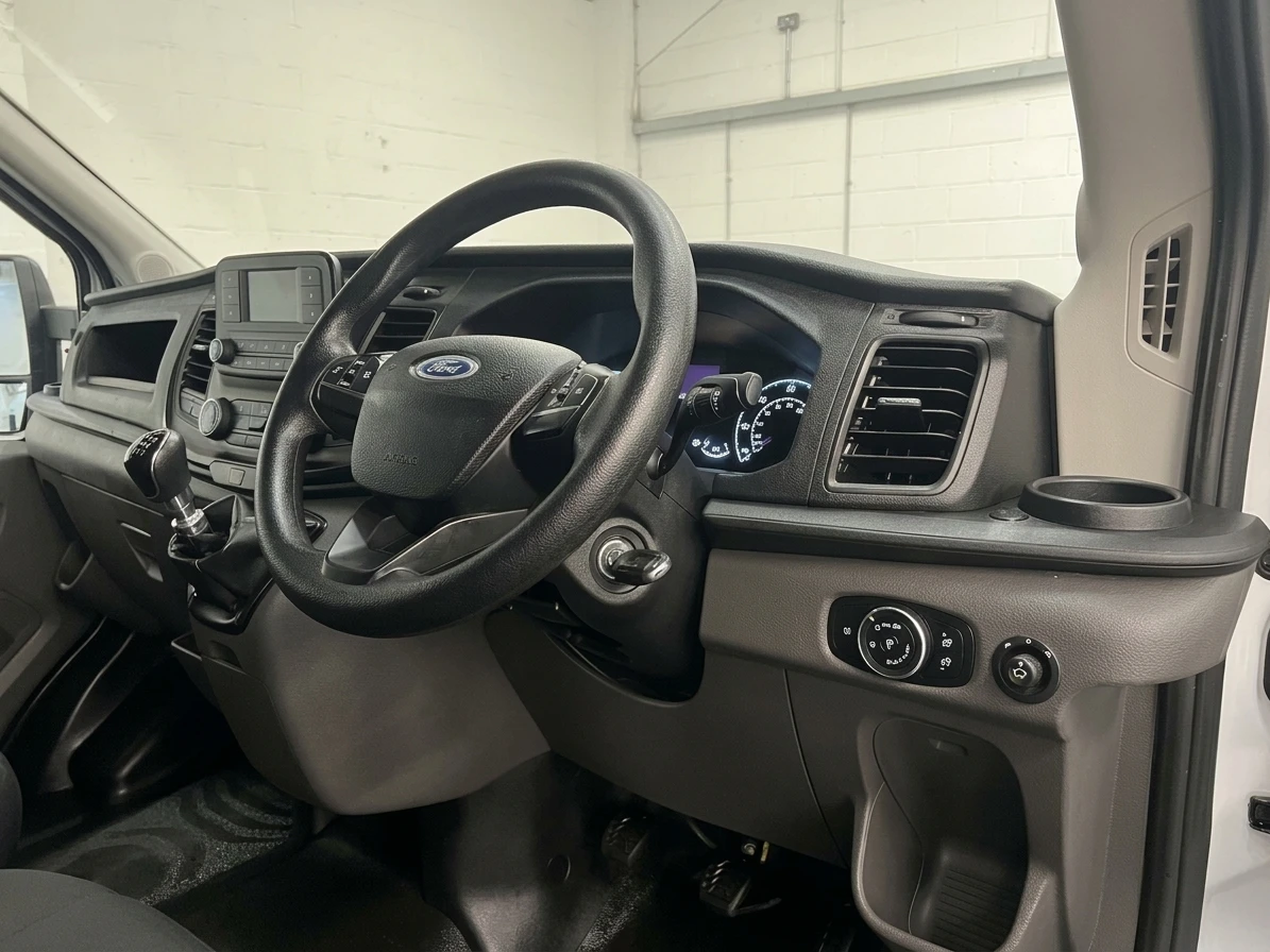 2023 Ford Transit Luton Box Van — cab interior