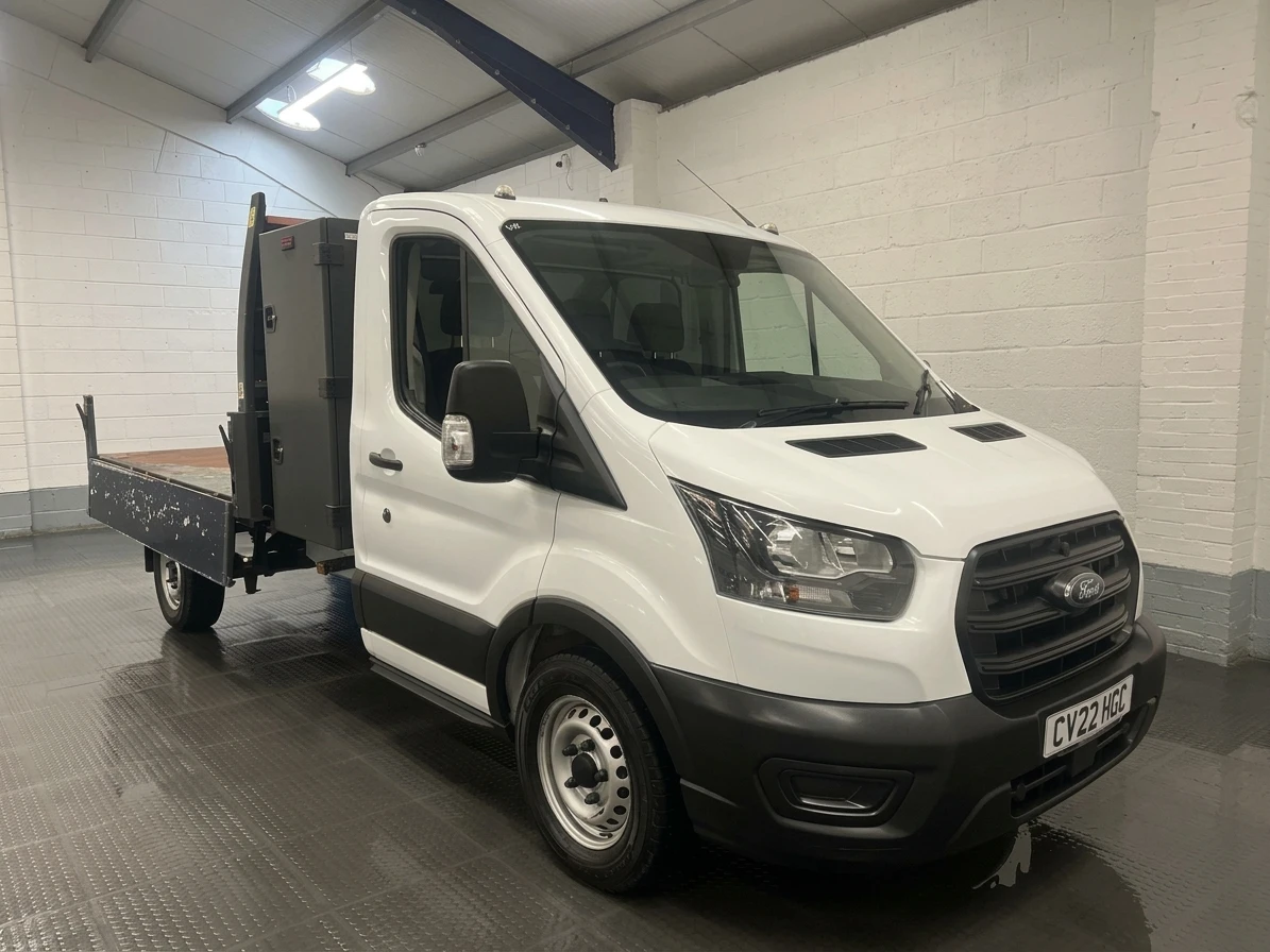 2022 Ford Transit Tipper Van — front three-quarter view