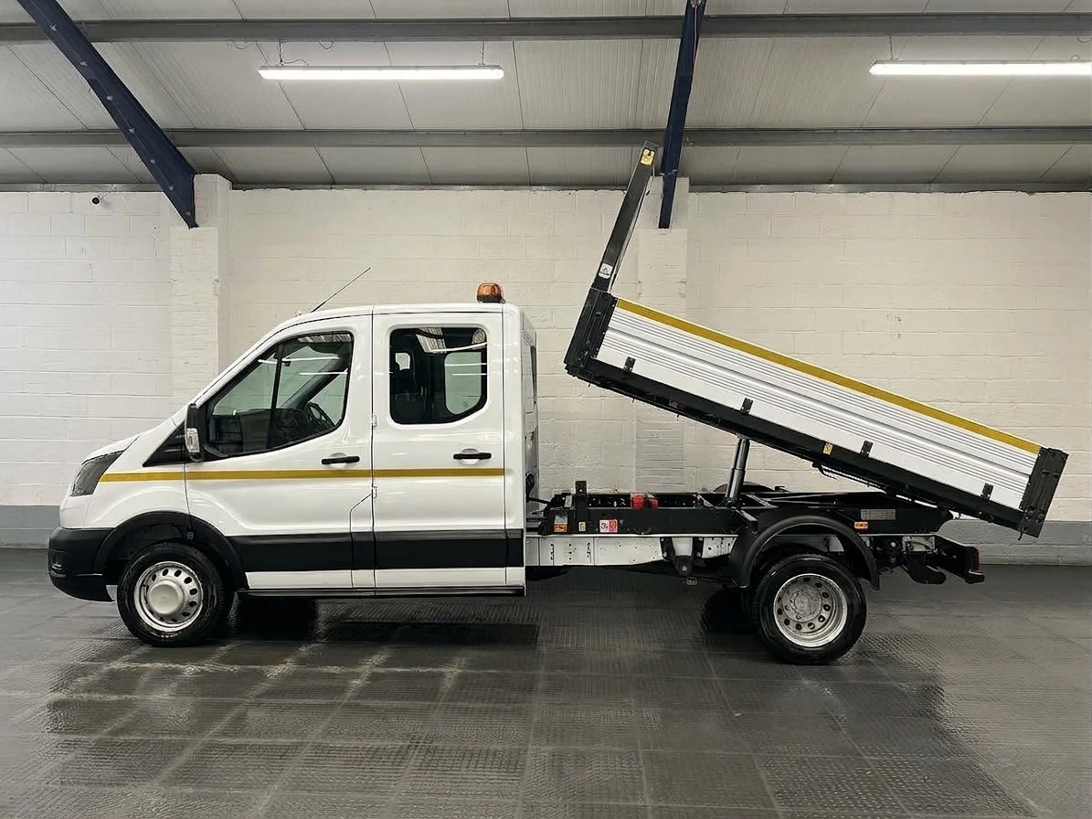 2023 Ford Transit Double Cab Tipper Van — side view