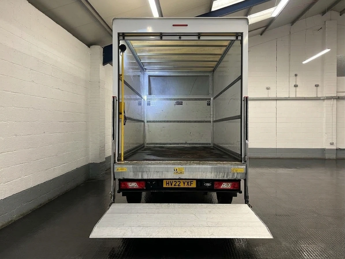 2022 Ford Transit Luton Box Van — rear view
