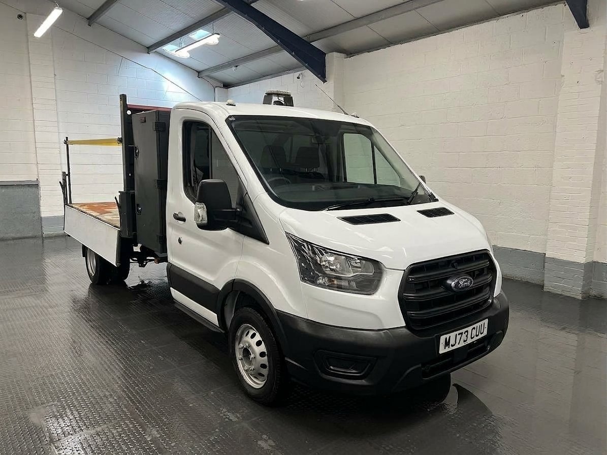 2023 Ford Transit Tipper Van — front three-quarter view