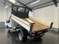 2022 Ford Transit Tipper Van — rear three-quarter view