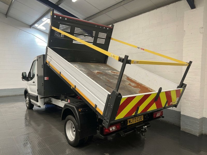 2023 Ford Transit Tipper Van — rear three-quarter view