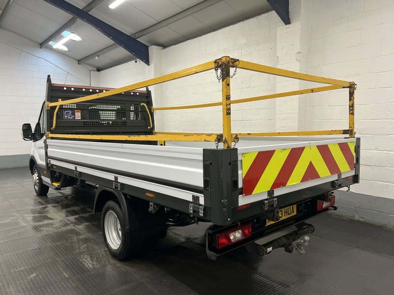 2023 Ford Transit Dropside Van — rear three-quarter view