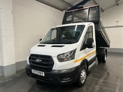 2023 Ford Transit Tipper Van — front three-quarter view