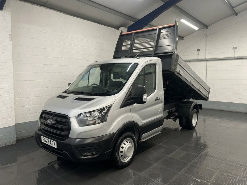 2023 Ford Transit Tipper Van — front three-quarter view