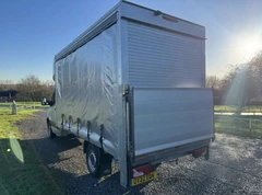 2022 Mercedes-Benz Sprinter CurtainSider Van — rear three-quarter view
