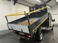 2023 Ford Transit Tipper Van — rear three-quarter view