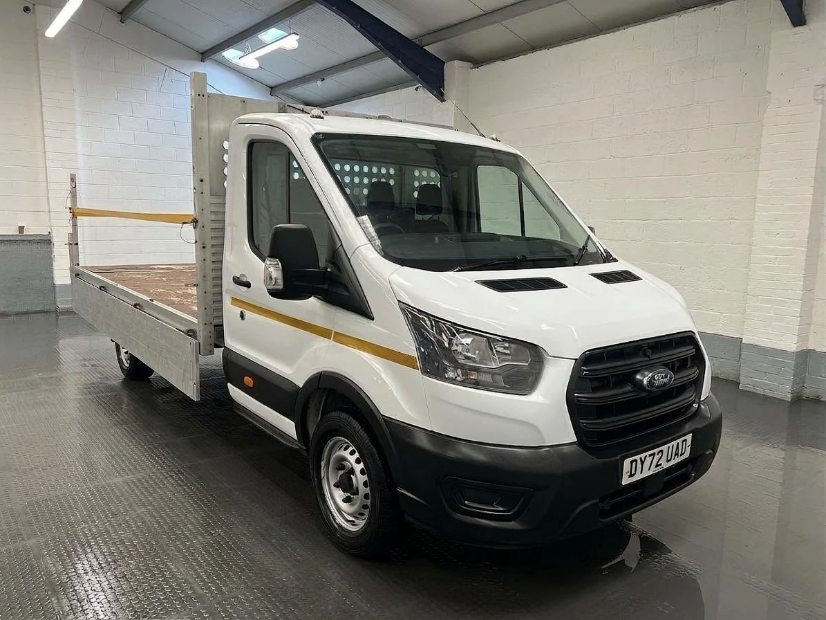 2022 Ford Transit Dropside Van — front three-quarter view