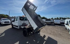 2022 Ford Transit Double Cab Tipper Van — rear three-quarter view