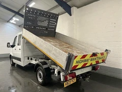 2023 Mercedes-Benz Sprinter Double Cab Tipper Van — rear three-quarter view