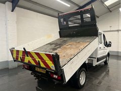 2022 Ford Transit Double Cab Tipper Van — rear three-quarter view