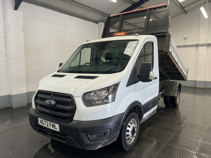 2022 Ford Transit Tipper Van — front three-quarter view