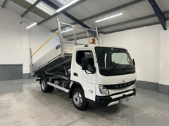 2023 Fuso Canter Tipper Van — front three-quarter view