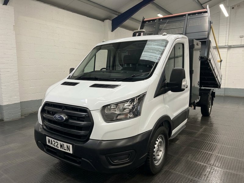 2022 Ford Transit Tipper Van — front three-quarter view