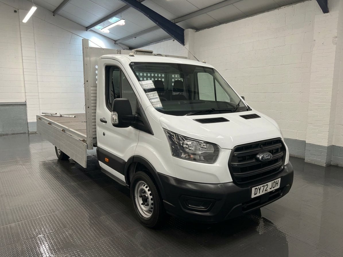 2022 Ford Transit Dropside Van — front three-quarter view