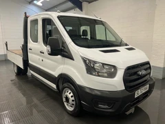 2022 Ford Transit Double Cab Tipper Van — front three-quarter view