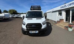 2022 Ford Transit Double Cab Tipper Van — front three-quarter view