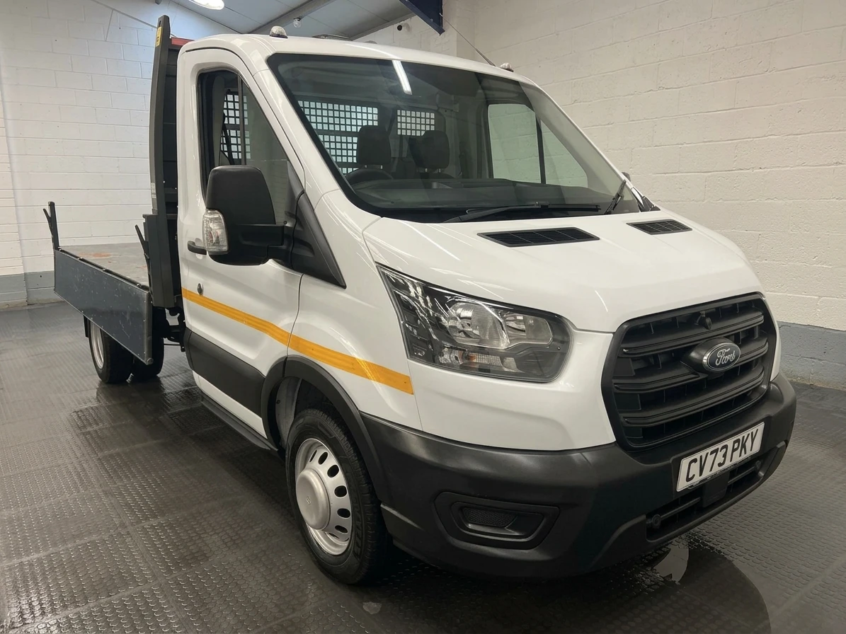 2023 Ford Transit Tipper Van — front three-quarter view