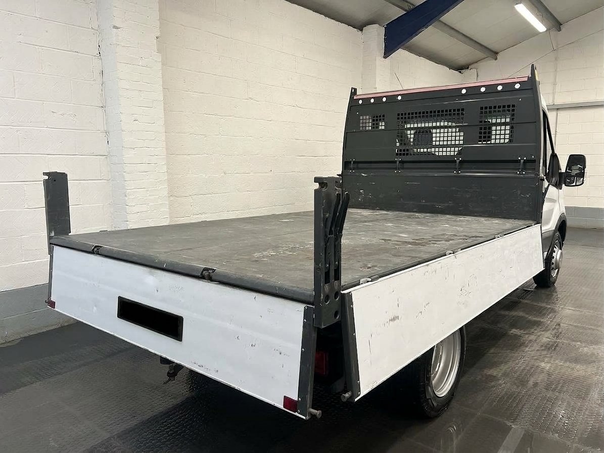 2023 Ford Transit Tipper Van — rear three-quarter view