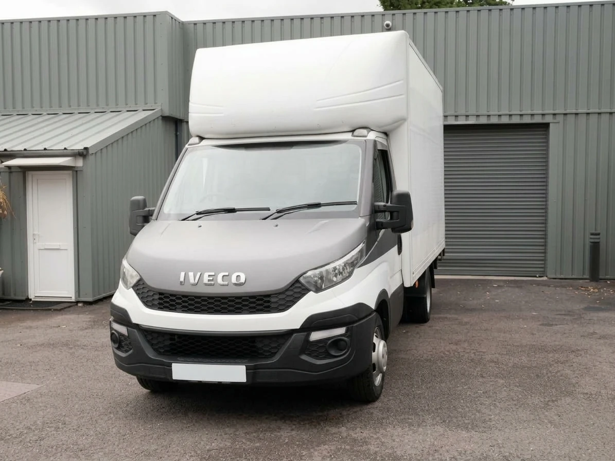 2016 Iveco Daily Luton Box Van — front three-quarter view