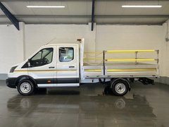 2023 Ford Transit Double Cab Dropside Van — side view