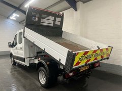 2023 Ford Transit Double Cab Tipper Van — rear three-quarter view
