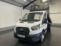 2022 Ford Transit Tipper Van — front three-quarter view