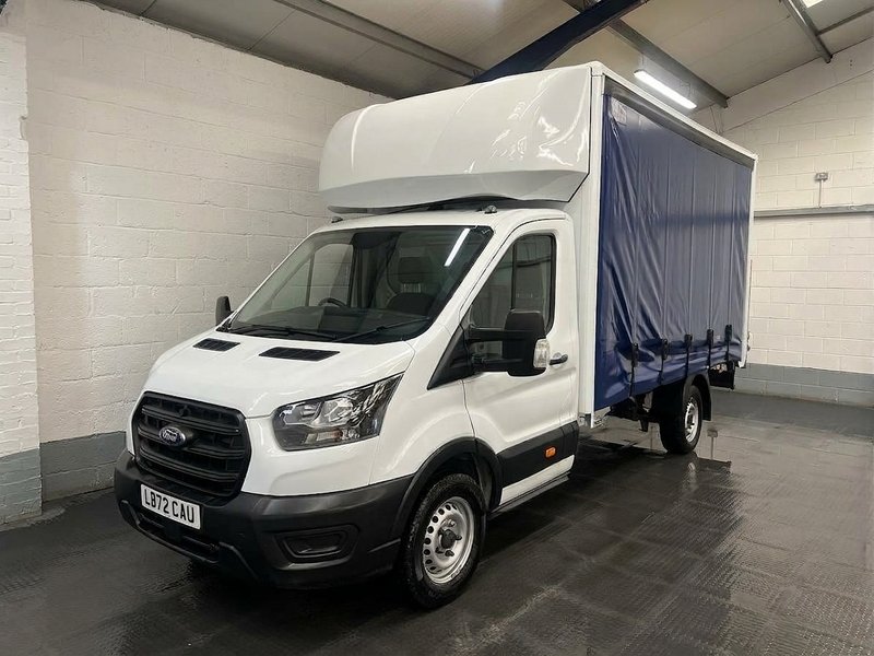 2022 Ford Transit CurtainSider Van — front three-quarter view