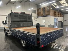 2022 Ford Transit Tipper Van — rear three-quarter view