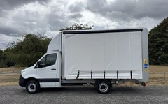 2022 Mercedes-Benz Sprinter CurtainSider Van — side view
