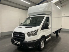 2022 Ford Transit Luton Box Van — front three-quarter view