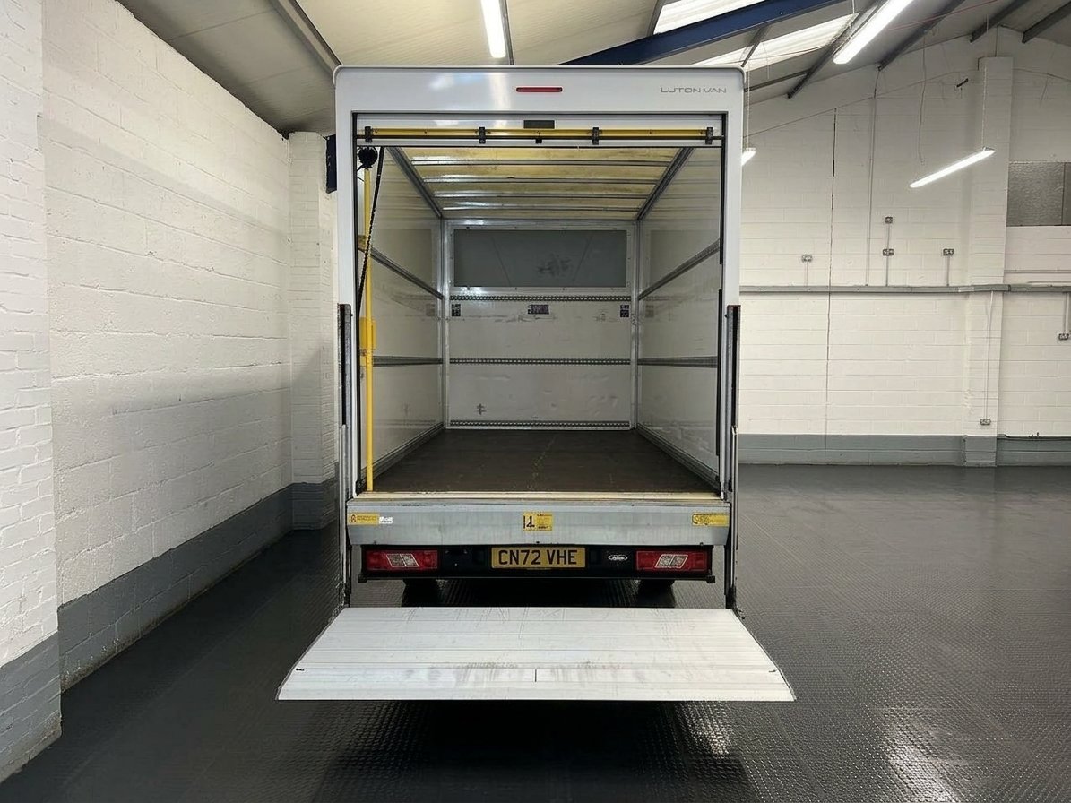 2022 Ford Transit Luton Box Van — rear view