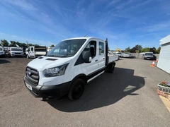 2022 Ford Transit Double Cab Tipper Van — front three-quarter view
