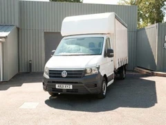 2023 Volkswagen Crafter CurtainSider Van — front three-quarter view