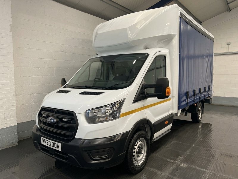2023 Ford Transit CurtainSider Van — front three-quarter view