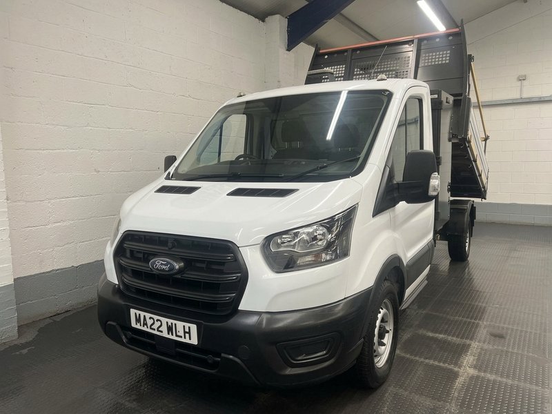 2022 Ford Transit Tipper Van — front three-quarter view