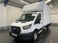 2022 Ford Transit Luton Box Van — front three-quarter view