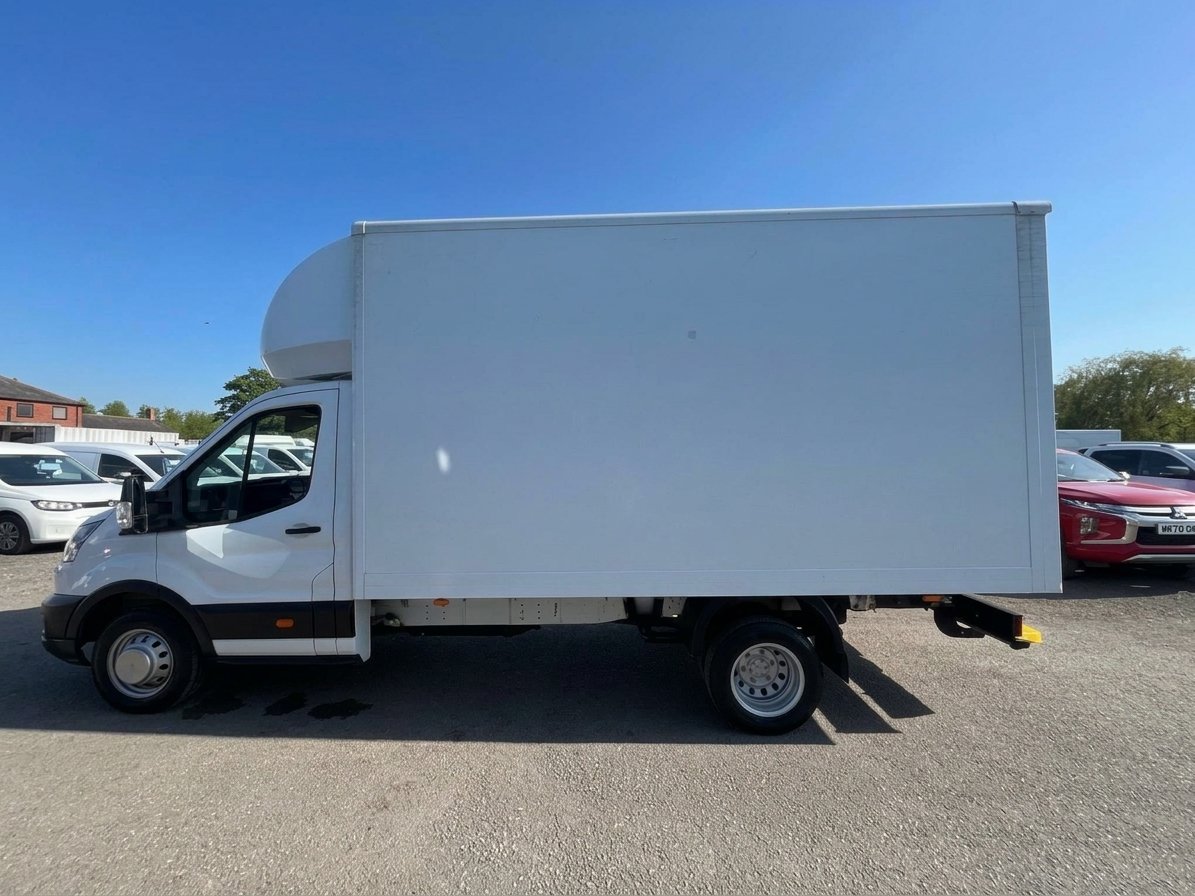 2023 Ford Transit Luton Box Van — side view