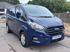 2020 Ford Transit Custom Panel Van — front three-quarter view