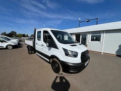 2022 Ford Transit Double Cab Tipper Van — front three-quarter view