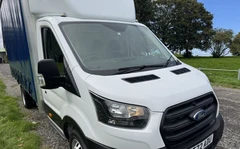 2022 Ford Transit CurtainSider Van — front three-quarter view