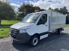 2022 Mercedes-Benz Sprinter Tipper Van — front three-quarter view