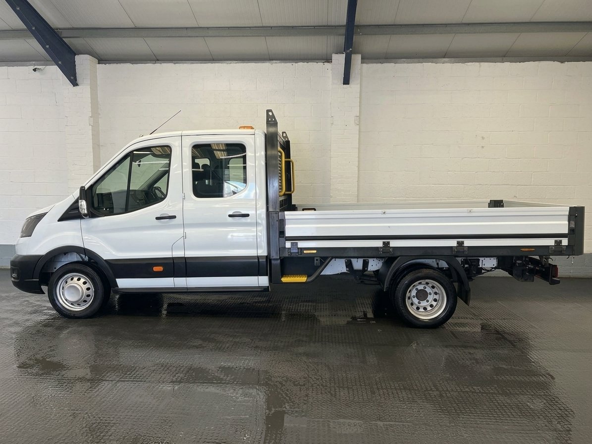 2022 Ford Transit Double Cab Dropside Van — side view