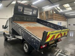 2022 Ford Transit Tipper Van — rear three-quarter view