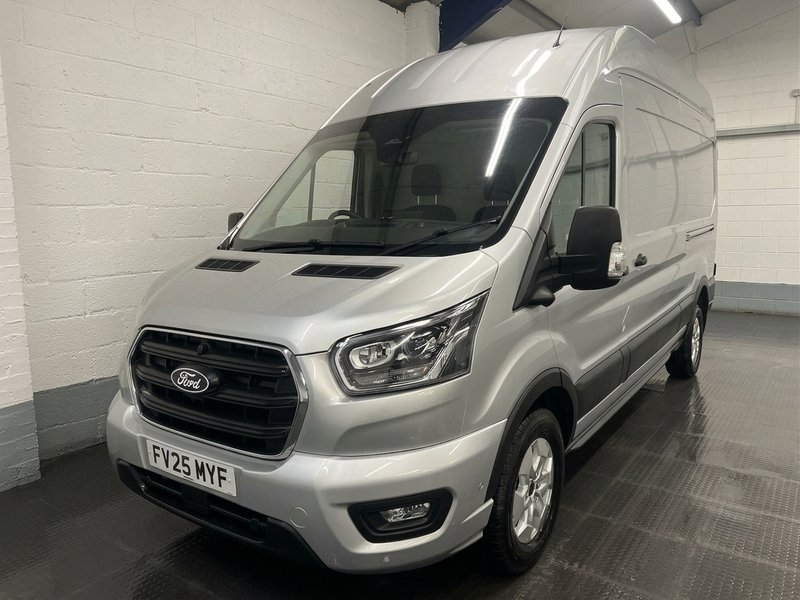2025 Ford Transit High Roof Panel Van — front three-quarter view