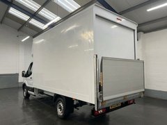 2022 Ford Transit Luton Box Van — rear three-quarter view