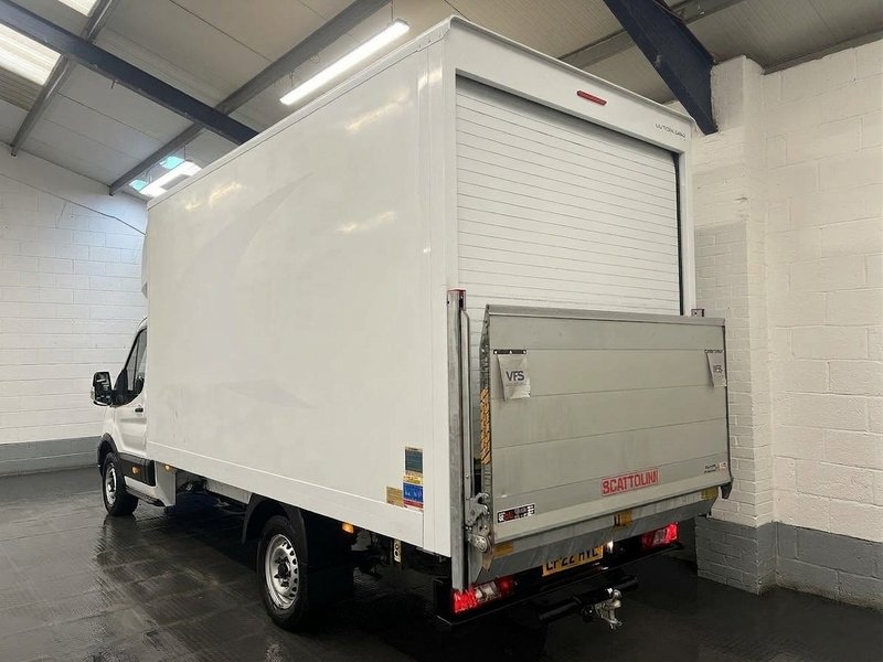 2022 Ford Transit Luton Box Van — rear three-quarter view