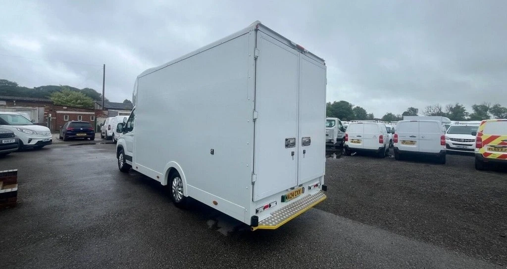2024 Maxus Edeliver 9 Luton Low Loader Van — rear three-quarter view