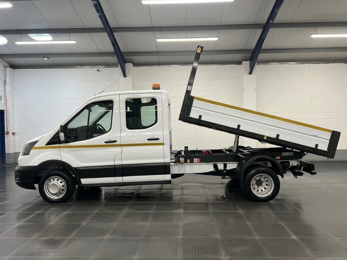 2023 Ford Transit Double Cab Tipper Van — side view
